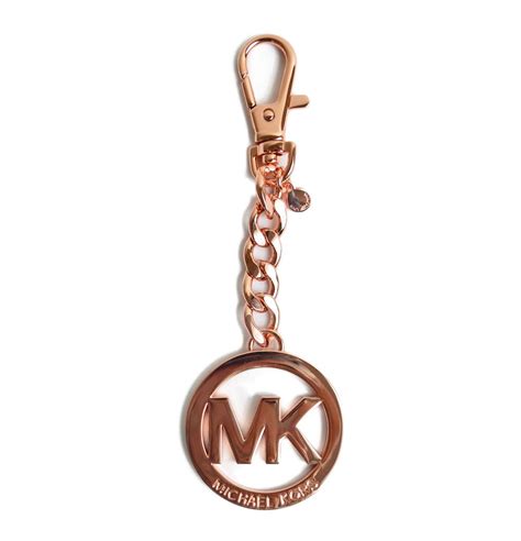 michael kors rose gold keychain